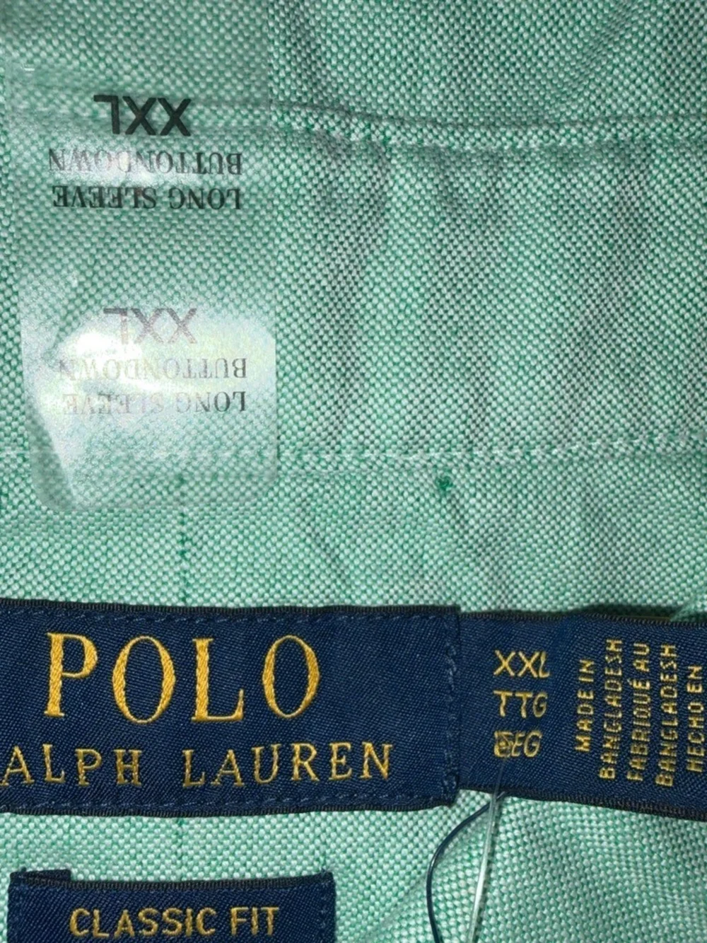 Teal Oxford Button-Down Shirt Polo by Ralph Lauren